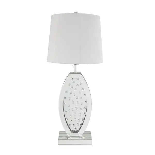 ACME Nysa Table Lamp in Mirrored and Faux Crystals