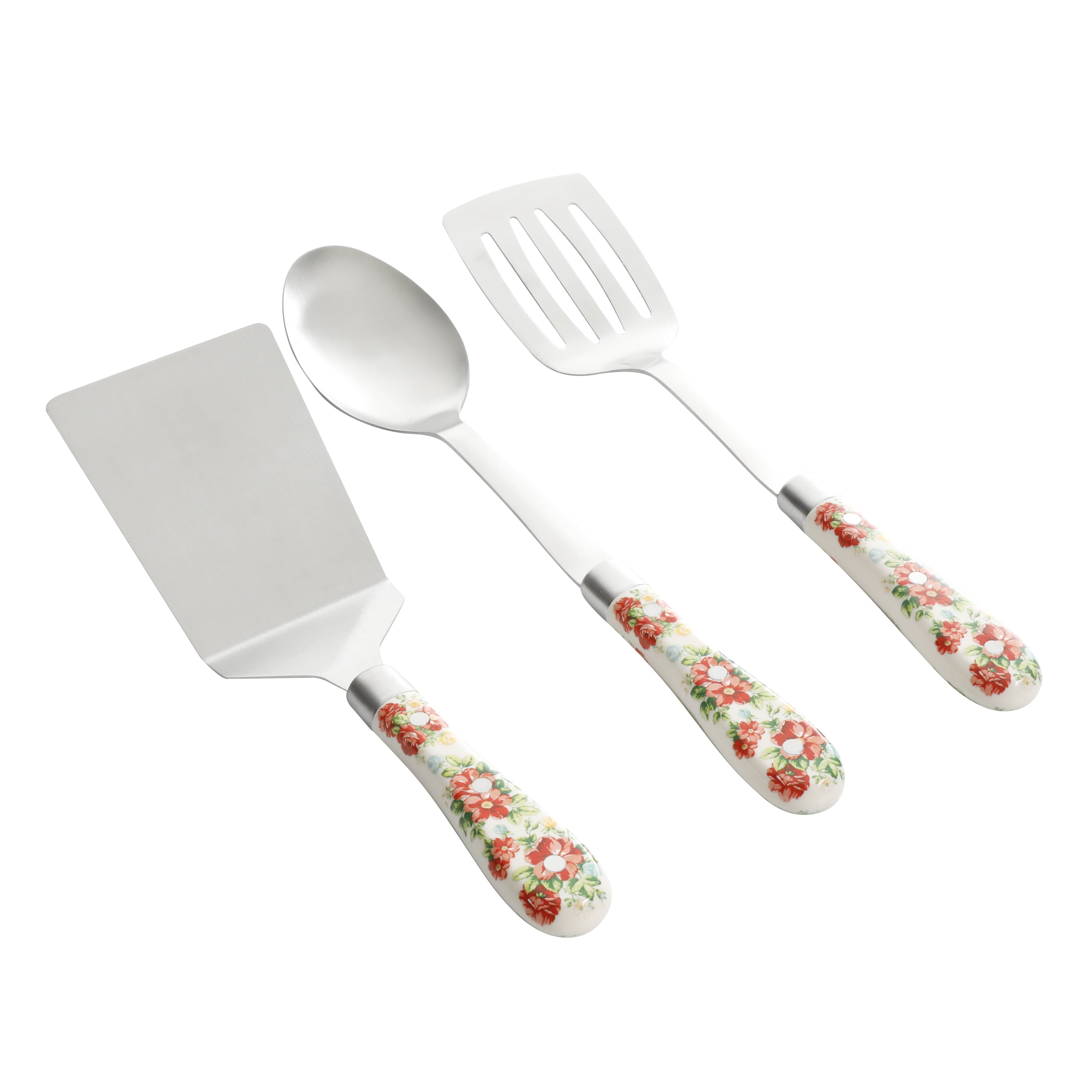 The Pioneer Woman Vintage Floral 3-Piece Kitchen Tool Set