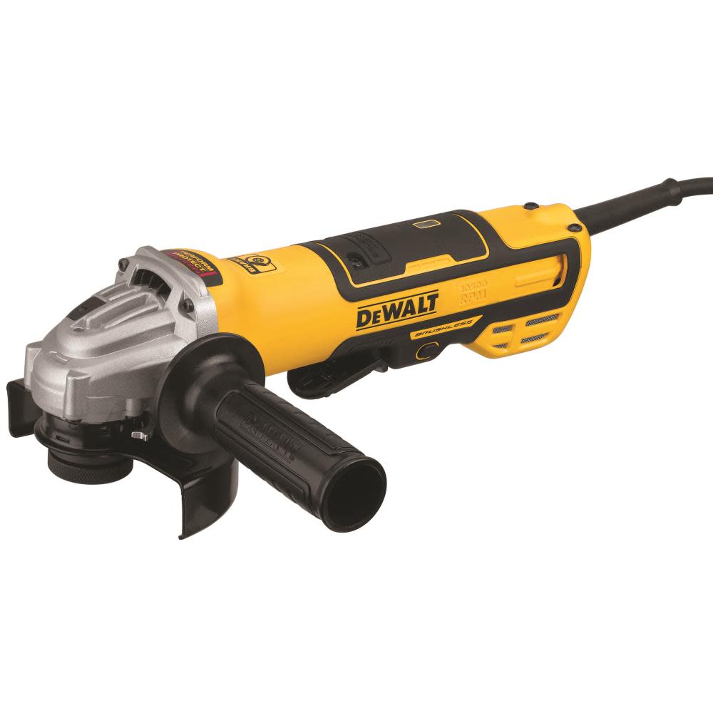 5 in. Brushless Paddle Switch Small Angle Grinder with Kickback Brake ;