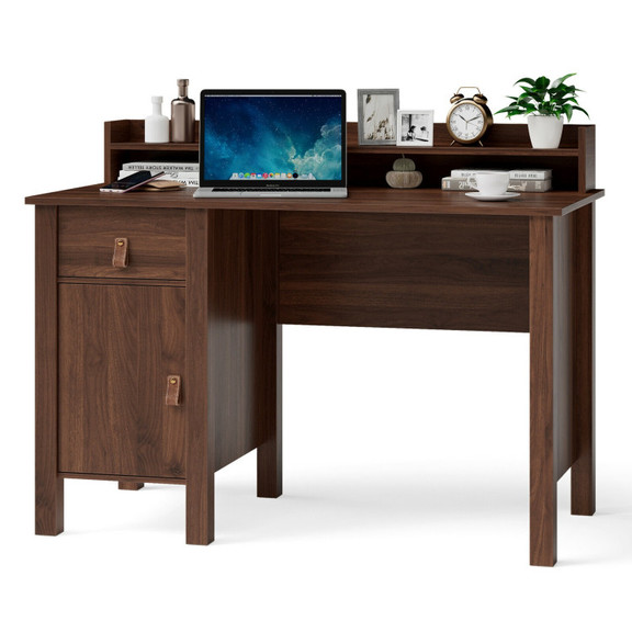 Costway 40718693 48 Inch Computer Desk Writing Wor...