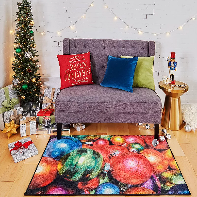 Mohawk® Home Prismatic Christmas Ornaments Rug - 2'6 x 4'2