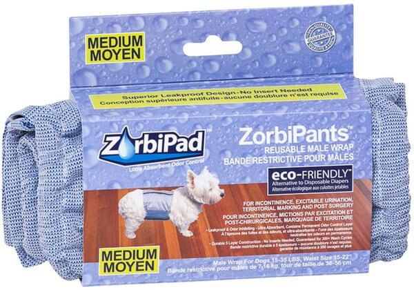 ZorbiPad ZorbiPants Male Wrap Dog Diaper