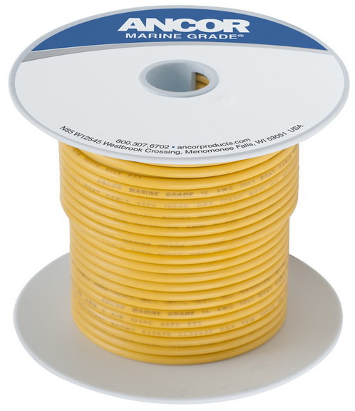 Ancor 107010 Wire 100'  12 Yellow Tinned Copper