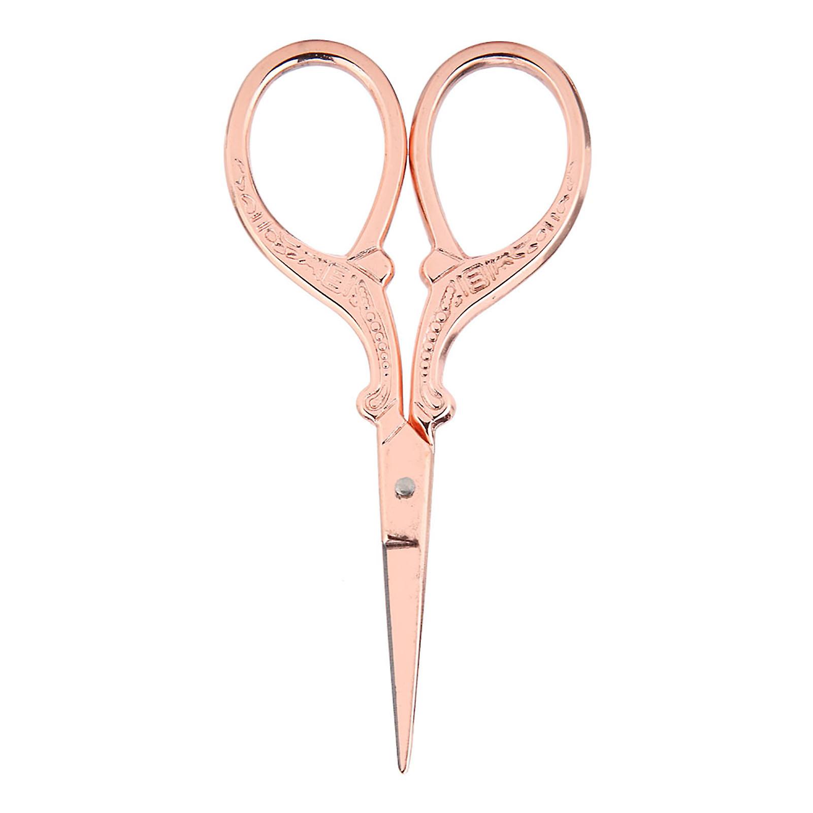 Diy Cross Stitch Antique Sewing Shears Dresser Embroidery Tool Small Scissor(rose)