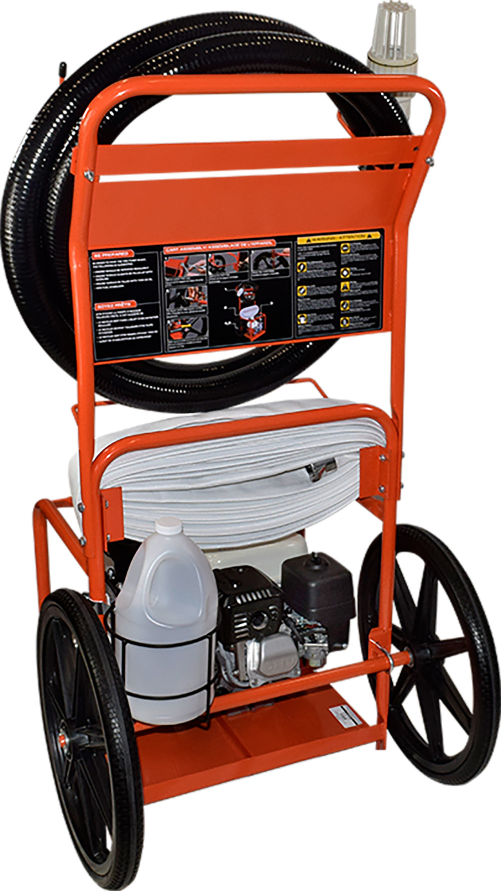 Echo Aluminum Water Pump 2 MNPT Portable Fire Cart ;