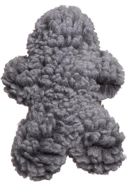 HuggleHounds HuggleFleece Man Tough-Chewer Plush Dog Toy， Medium