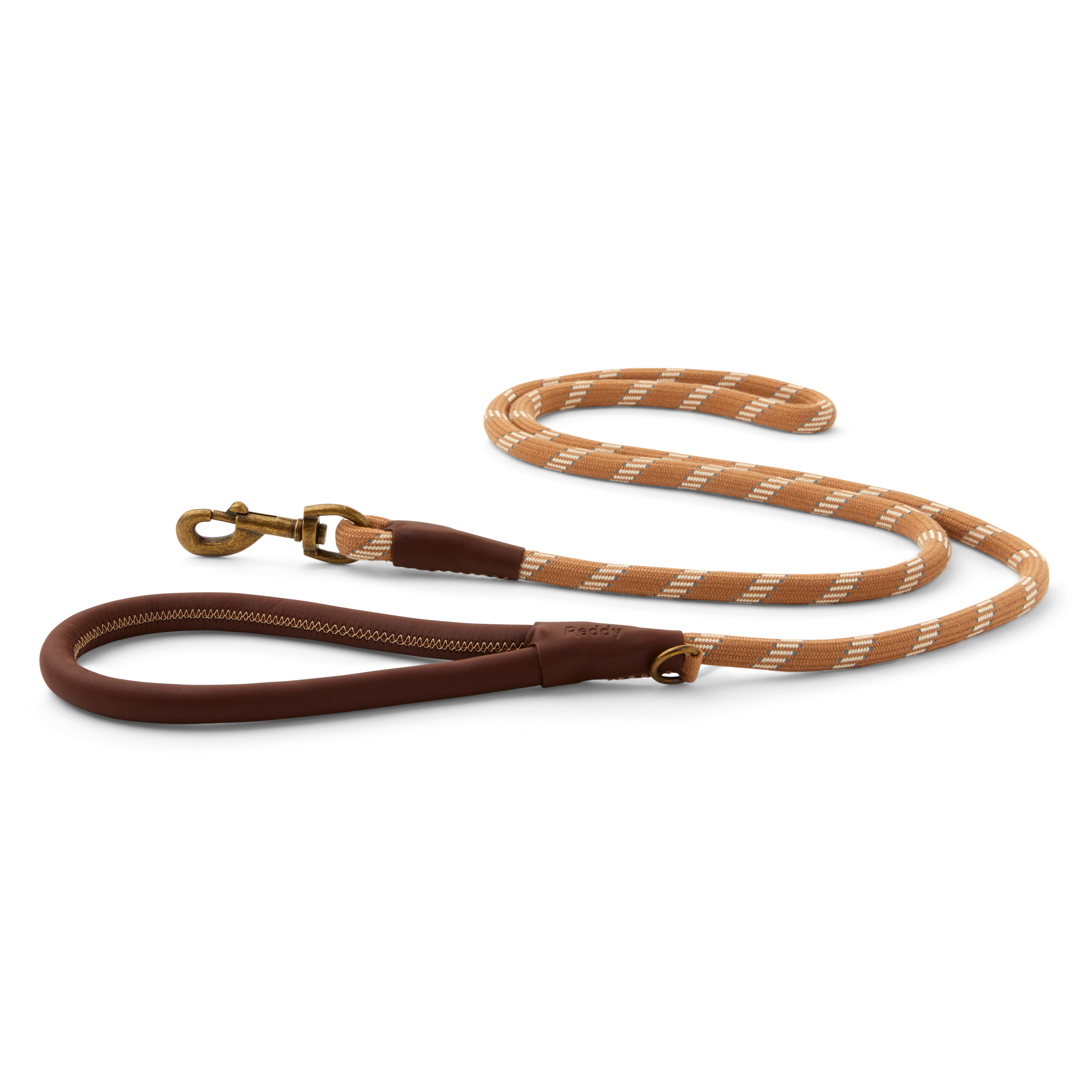 Reddy Tan Rope Dog Leash， 6 ft.