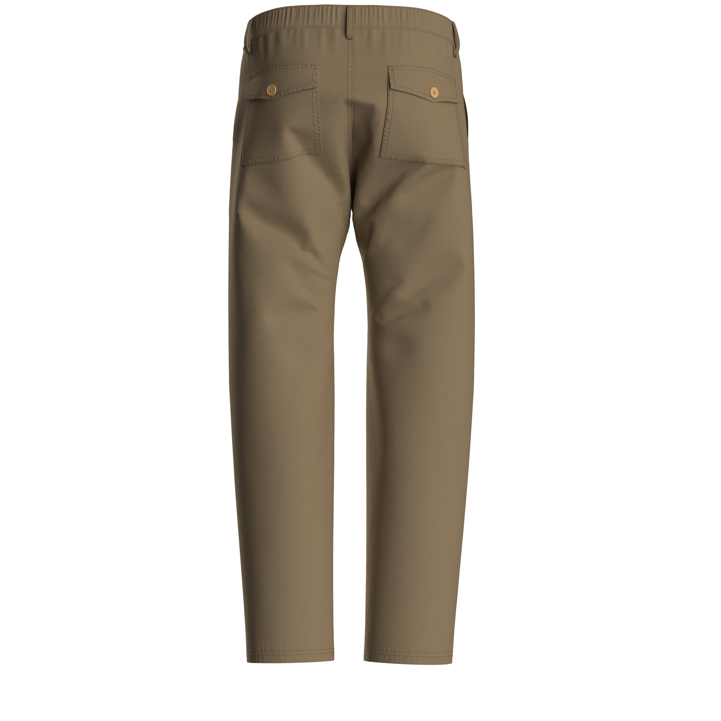 Chance Organic Cotton Trouser - Biscuit