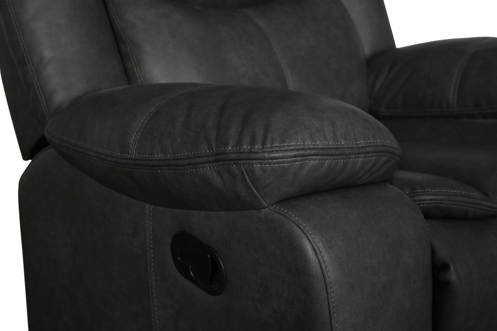 Arlington Leather Air Reclining Sofa 2 Piece Set   Contemporary   Living Room Furniture Sets   by Luxuriant Furniture  Houzz