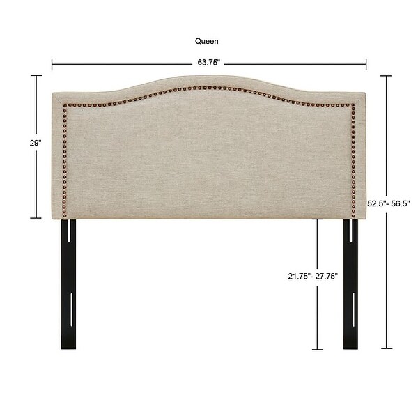 Madison Park Augusta Upholstered Headboard - - 16635722