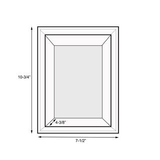 Swan 7.5 in. W x 4 in. D x 10.8 in. H Recessed Soap Dish in White AS-1075-010