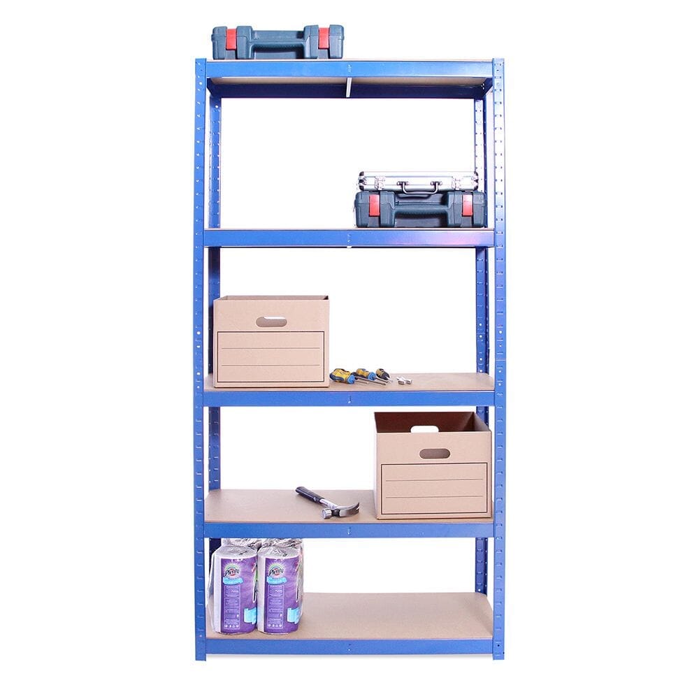 5 Tier Boltless Shelving Unit (set of 2) Plus Workbench