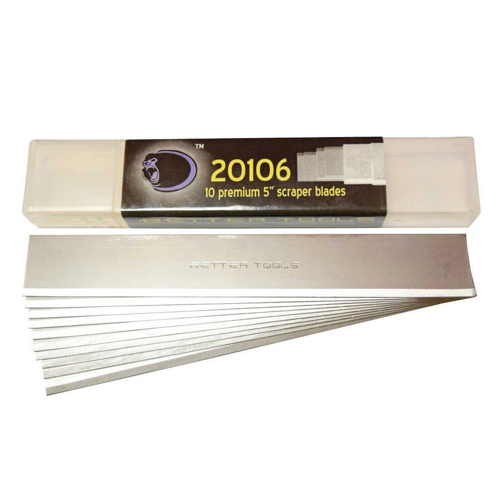 Better Tools 20106 Premium 5in Scraper Blade (50-Box)