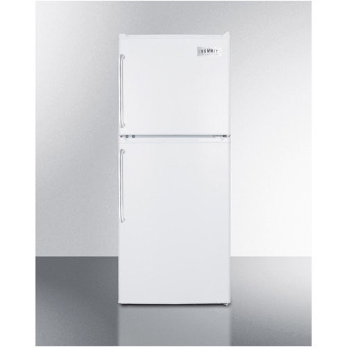 Summit Appliance FF71ESTB Energy Star Qualified Two-Door Refrigerator-Freezer With Towel Bar Handles