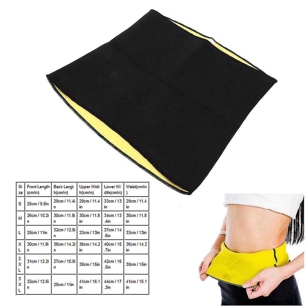 Adult Waistband Sports Yoga Fitness Body Slimming Sweating Waist Abdomen Fixing Beltxxl