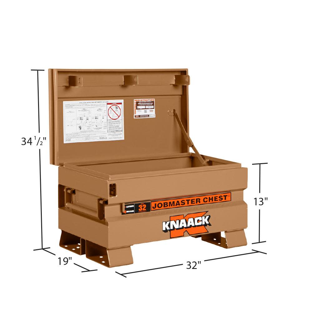 JOBMASTER Chest， 5 Cu. Ft. ;