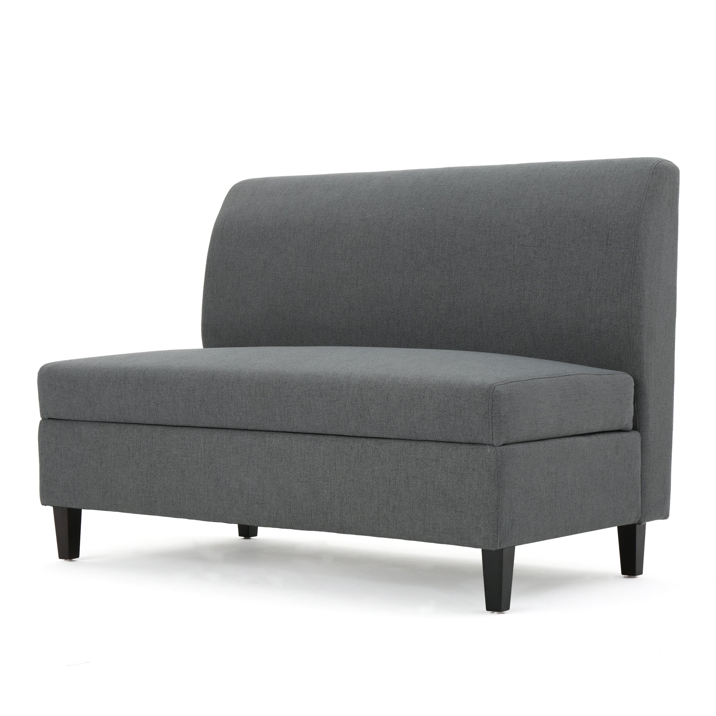 Toro Versatile Modern Fabric Storage Settee