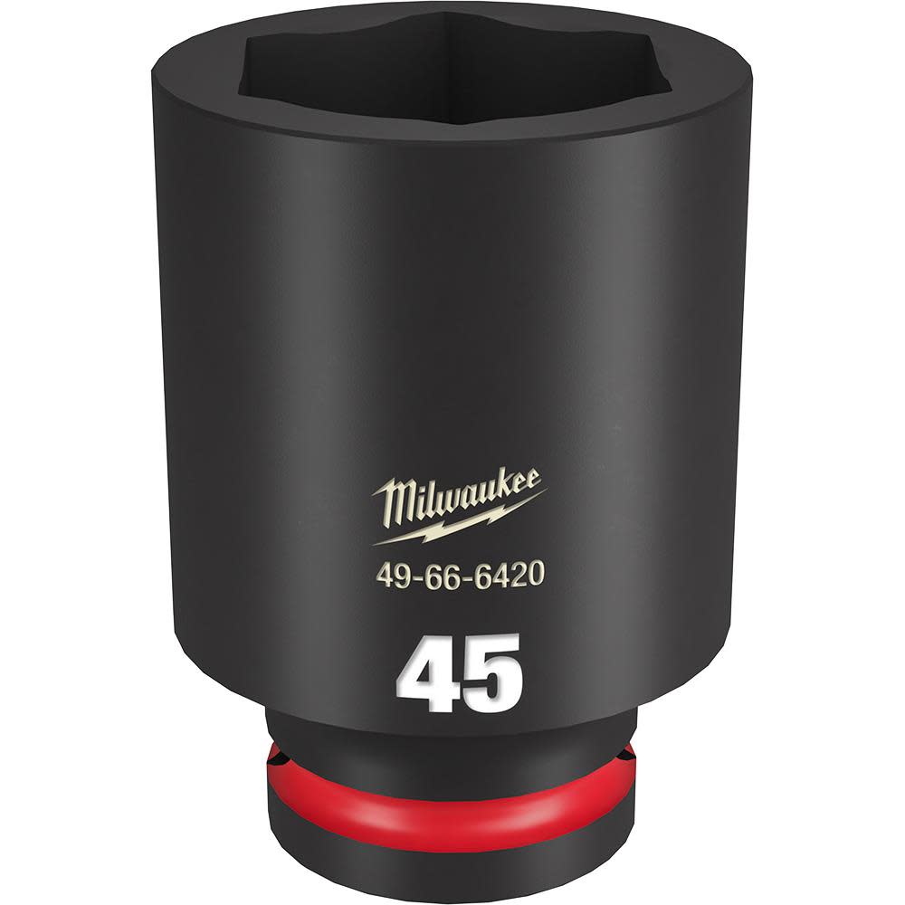 Milwaukee SHOCKWAVE Impact Duty 45MM Deep Socket 3/4 Drive 6 Point