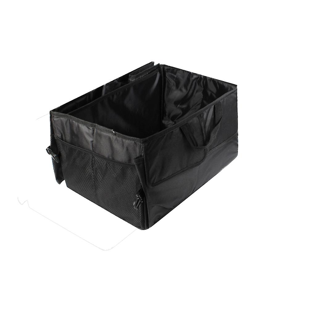 Car Storage Box Folding Storage Box Side Net Pocket Design Eco-friendly Oxford Cloth Folding Storage High Capacity Save Space For Most Cars Trucks Rv