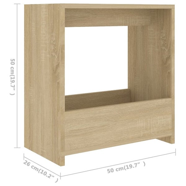 vidaXL Side Table Sonoma Oak 20