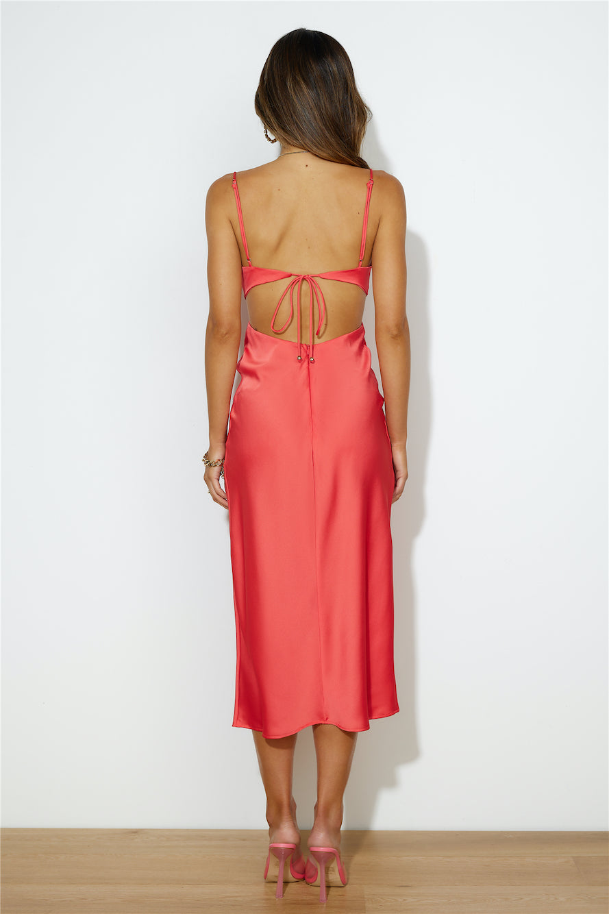 Hi Gorg Midi Dress Pink