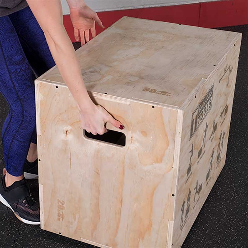 Body-Solid Tools 3-in-1 Wooden Plyo Box