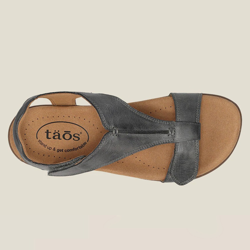 Retro Solid Color Casual Velcro Portable Sandals