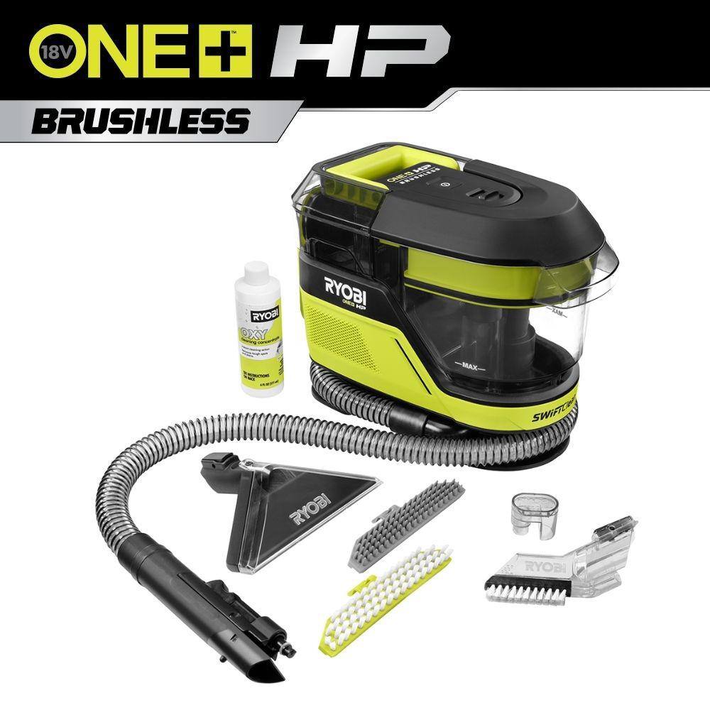 RYOBI ONE+ HP 18V Brushless Cordless SWIFTClean Mid-Size Spot Cleaner (Tool Only) PBLHV704B