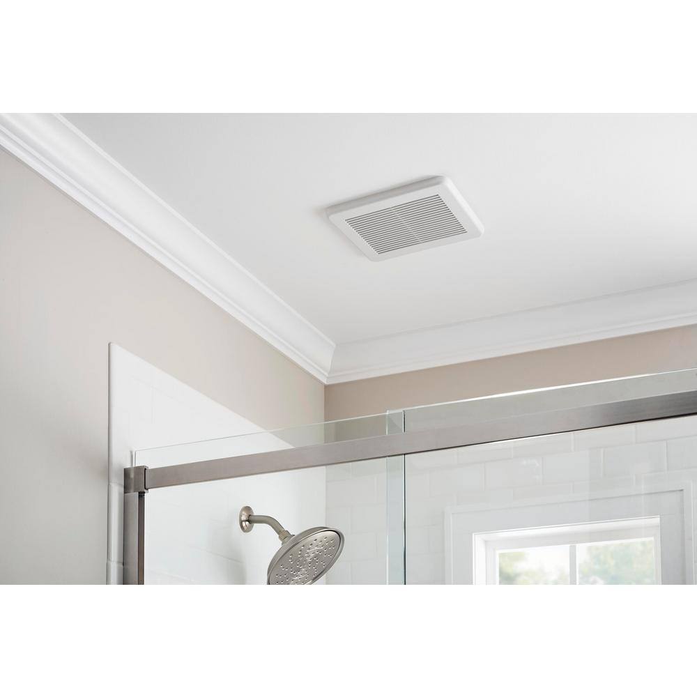 Hampton Bay 50 CFM WallCeiling Mount Roomside Installation Bathroom Exhaust Fan ENERGY STAR 7114-01