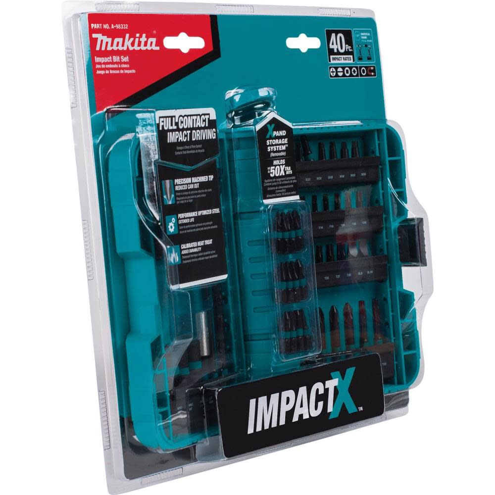 Makita 40 pc. Impact X Driver Bit Set A-98332 from Makita