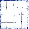 Champion Sports 202BL 2.5 mm Official Size Soccer Netand#44; Royal Blue