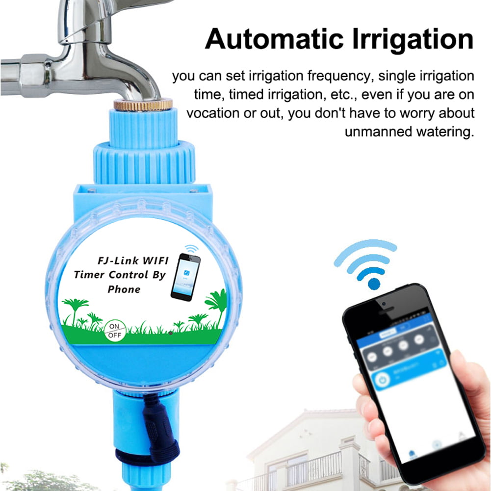 Sprinkler Timer Automatic Irrigation Controller Watering Timer App Remote Control Wifi Connection For Garden Lawns Patio Agriculture