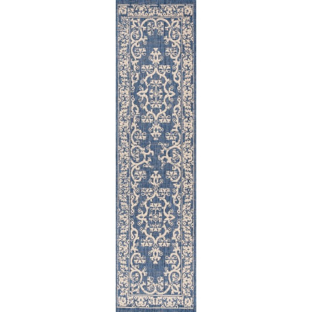 Galon Filigree Indoor outdoor Area Rug Jonathan Y