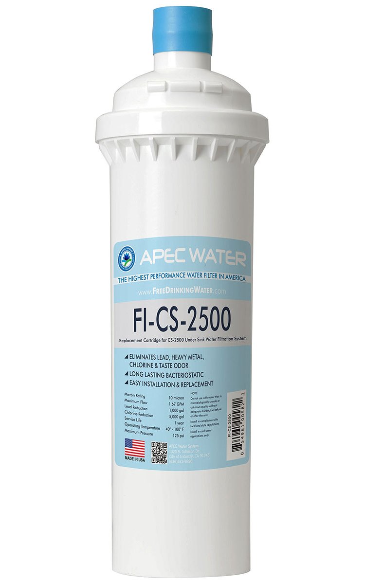 APEC Water Replacement Filter For CS-2500 Water Filtration System