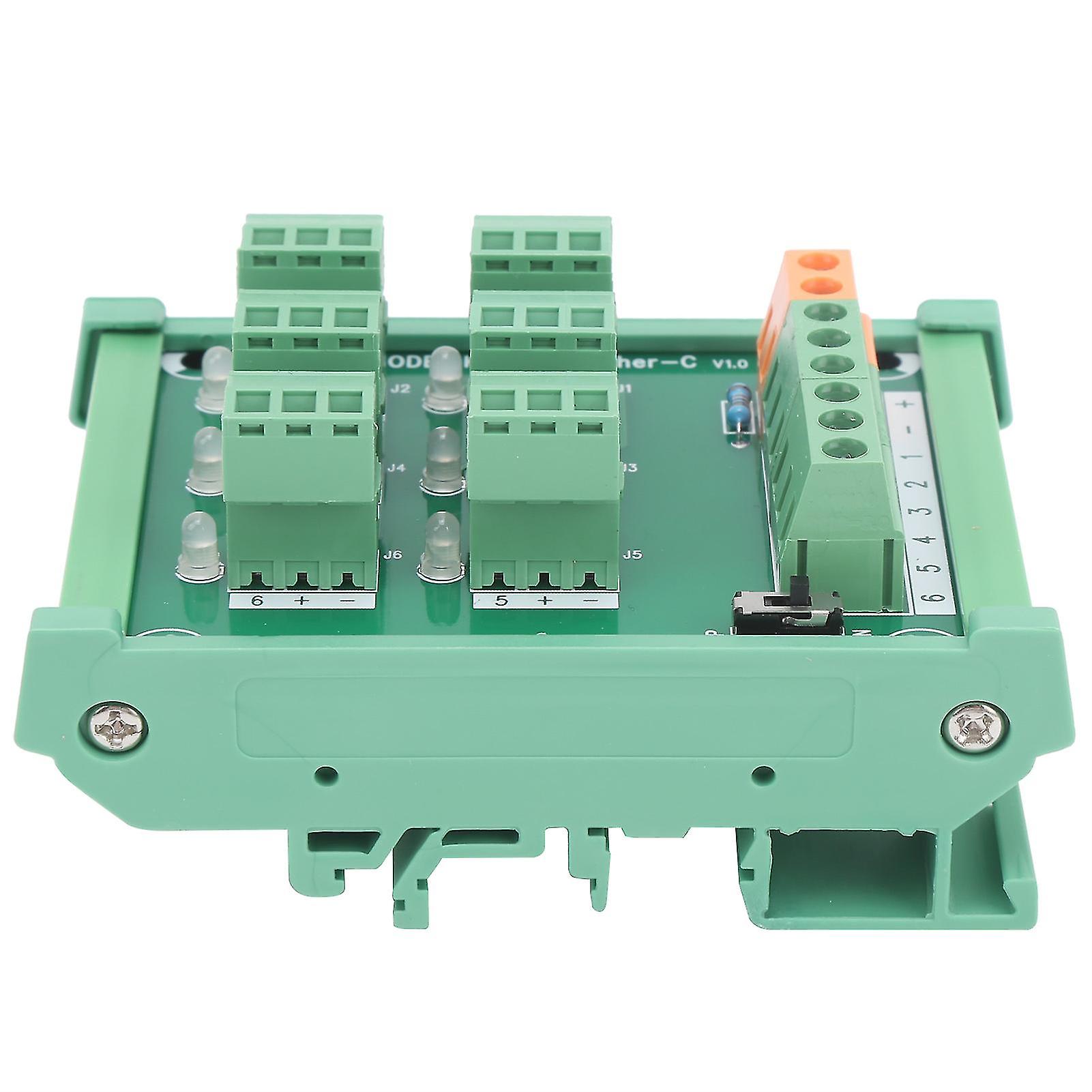 Terminal Block DIN Rail Mounting 3-Wire 6-Channel Acquisition Board KP-6L-Gther C