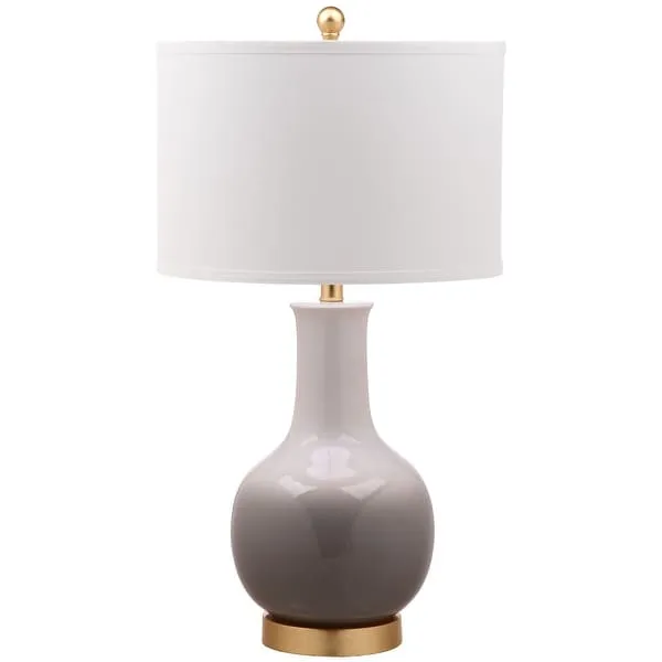 SAFAVIEH Lighting Alfio Grey/ White 28-inch LED Table Lamp - 15