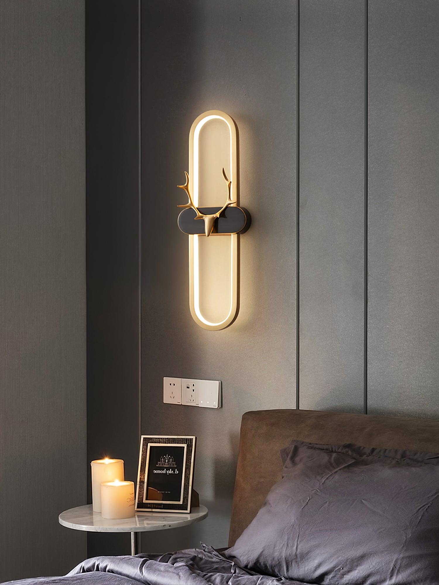 Antlers Halo Wall Lamp