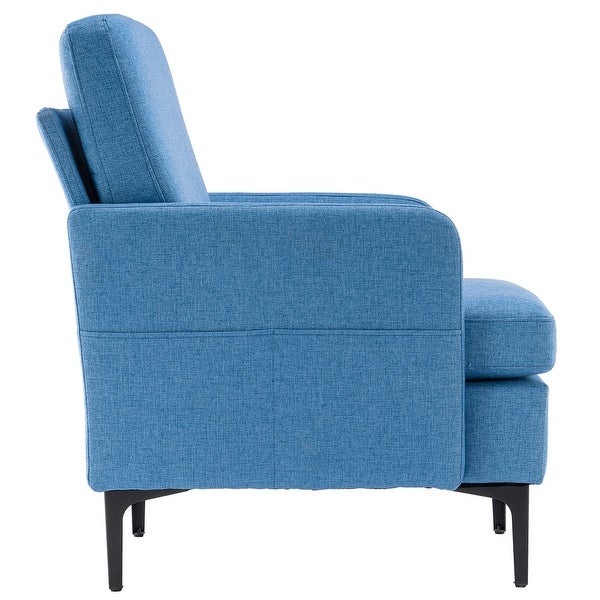 Lounge Chair， Comfy Single Sofa Accent Chair for Bedroom Living Room