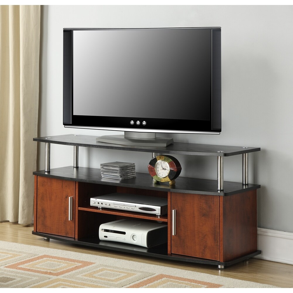 Convenience Concepts Designs2Go Monterey 55 inch TV Stand with Cabinets and Shelves