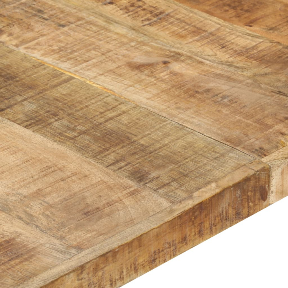 vidaXL Rough Mango Wood Coffee Table 70.9 quotx35.4 quotSide Couch Tea Accent Table   Industrial   Coffee Tables   by vidaXL LLC  Houzz