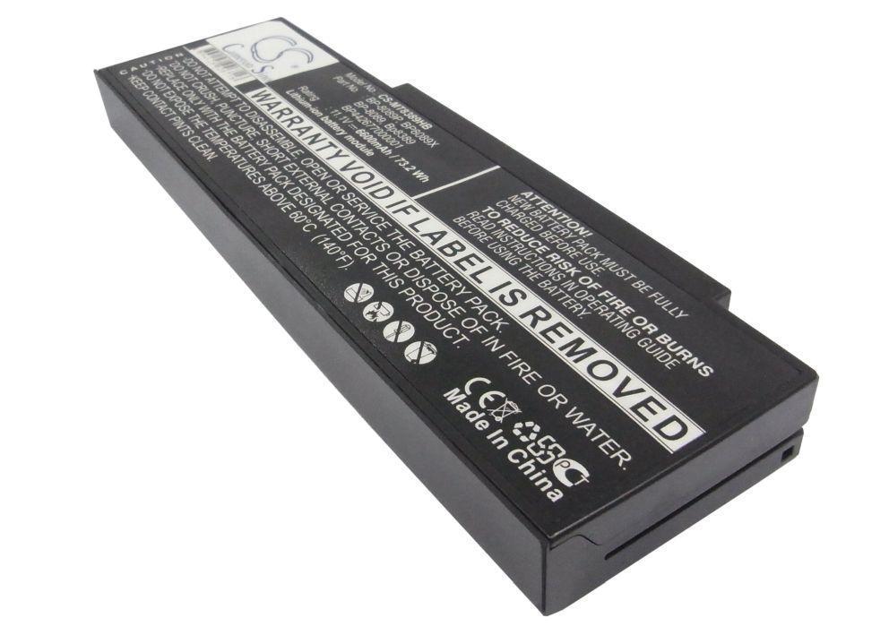 Advent 8089P 8389 8889 MiNote 8089 6600mAh Replacement Battery BatteryClerkcom Laptop and Notebook