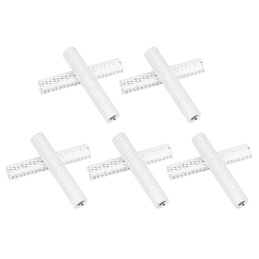 10pcs M3x28 Round Aluminum Standoff Column Spacer Stud Fastener Rods Silver Quadcopter