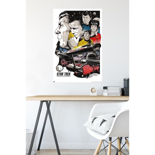 Trends International Star Trek Universe Joshua Budich Illustration Unframed Wall Poster Prints