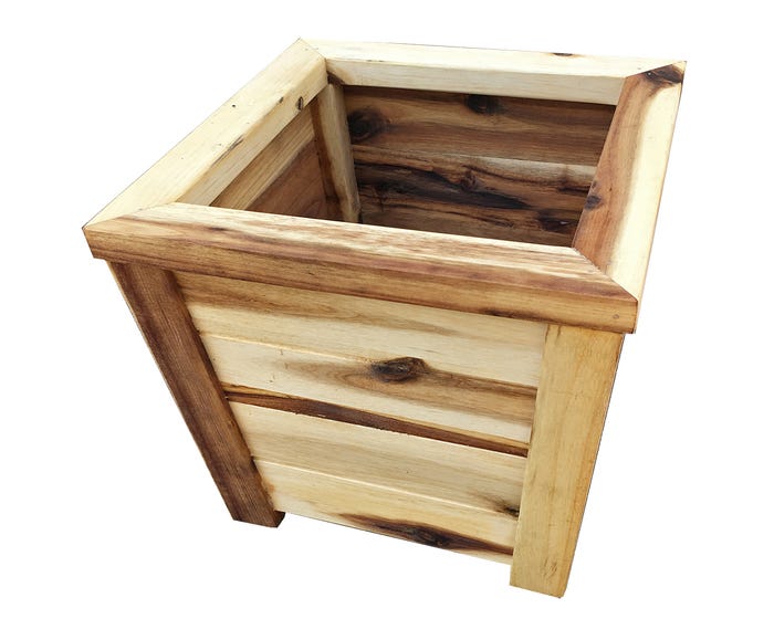 Avera Wood Tapered Square Planter 11.5 inch AWP336115