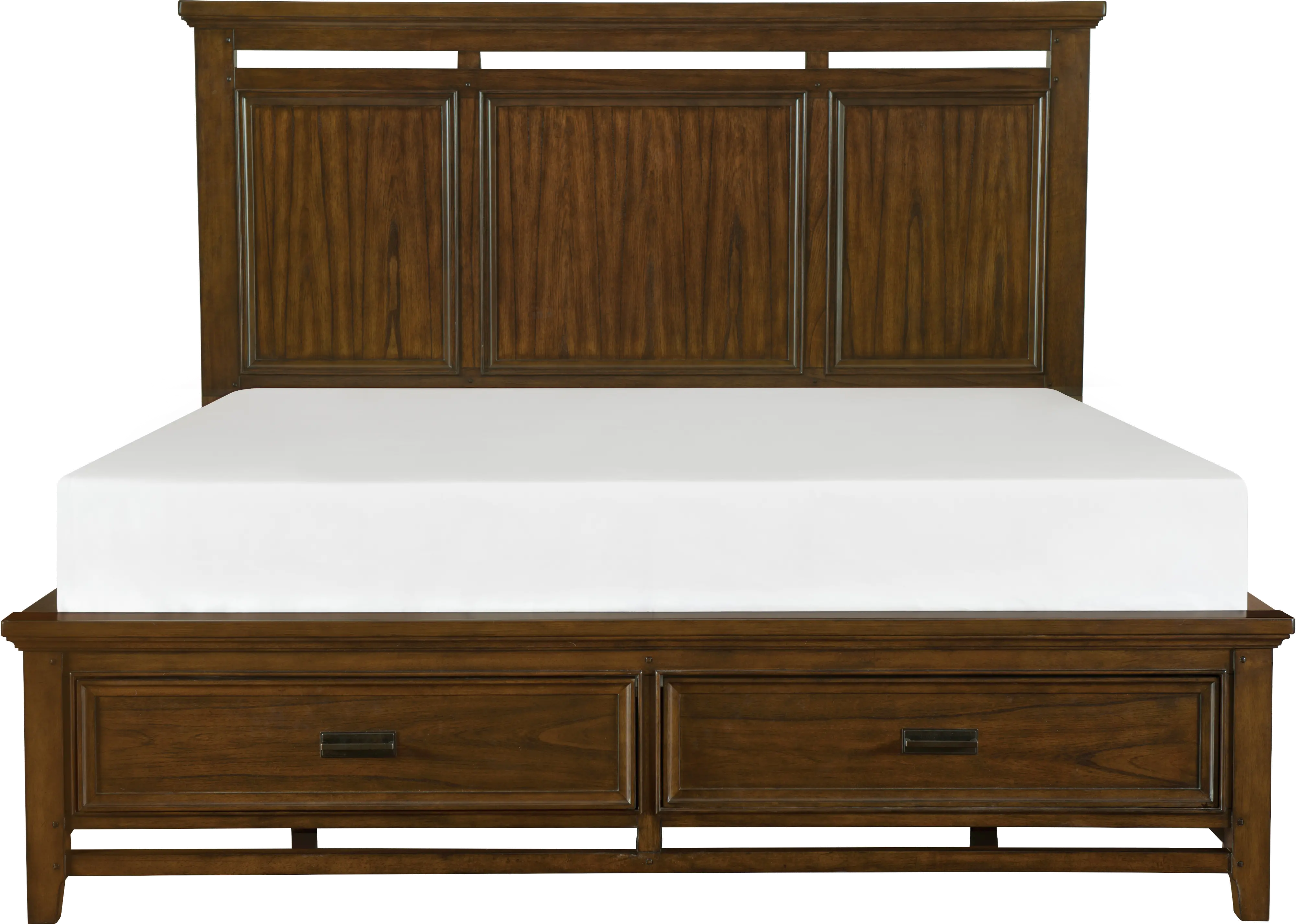 Frankie Brown Cherry Queen Storage Bed