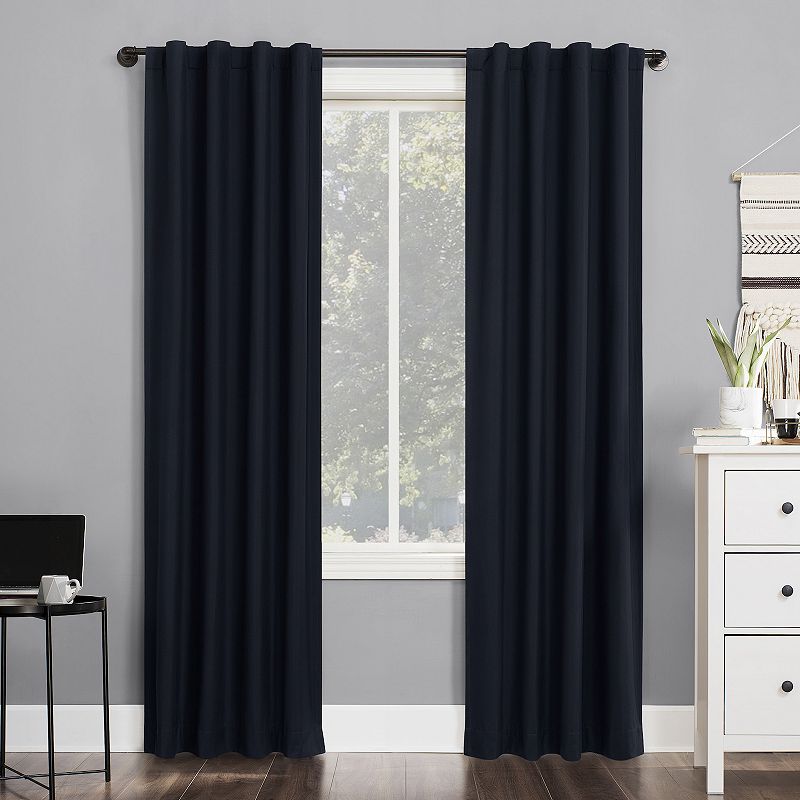 Sun Zero Cyrus Thermal 100% Blackout Back Tab Window Curtain