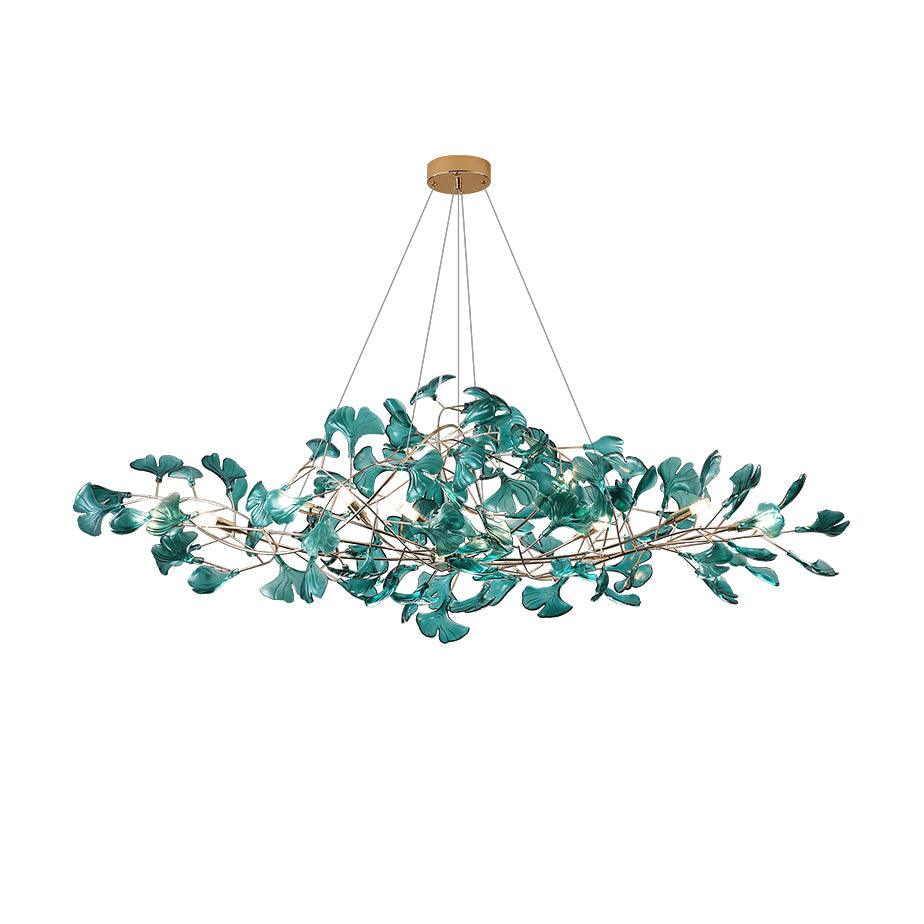 Acrylic Ginkgo Leaf Chandelier