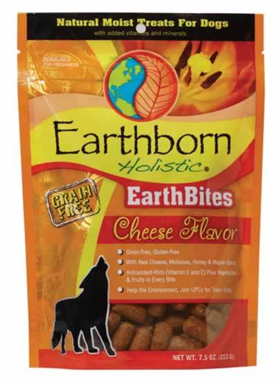 Earthborn Holistic EarthBites Cheese Grain Free Moist Dog Treats