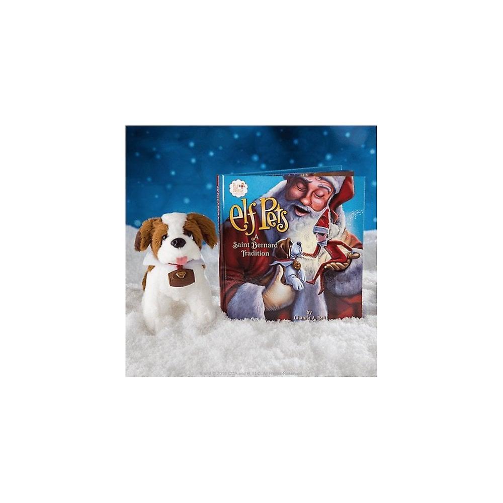 Elf On The Shelf Elf Pets -  Saint Bernard and Book