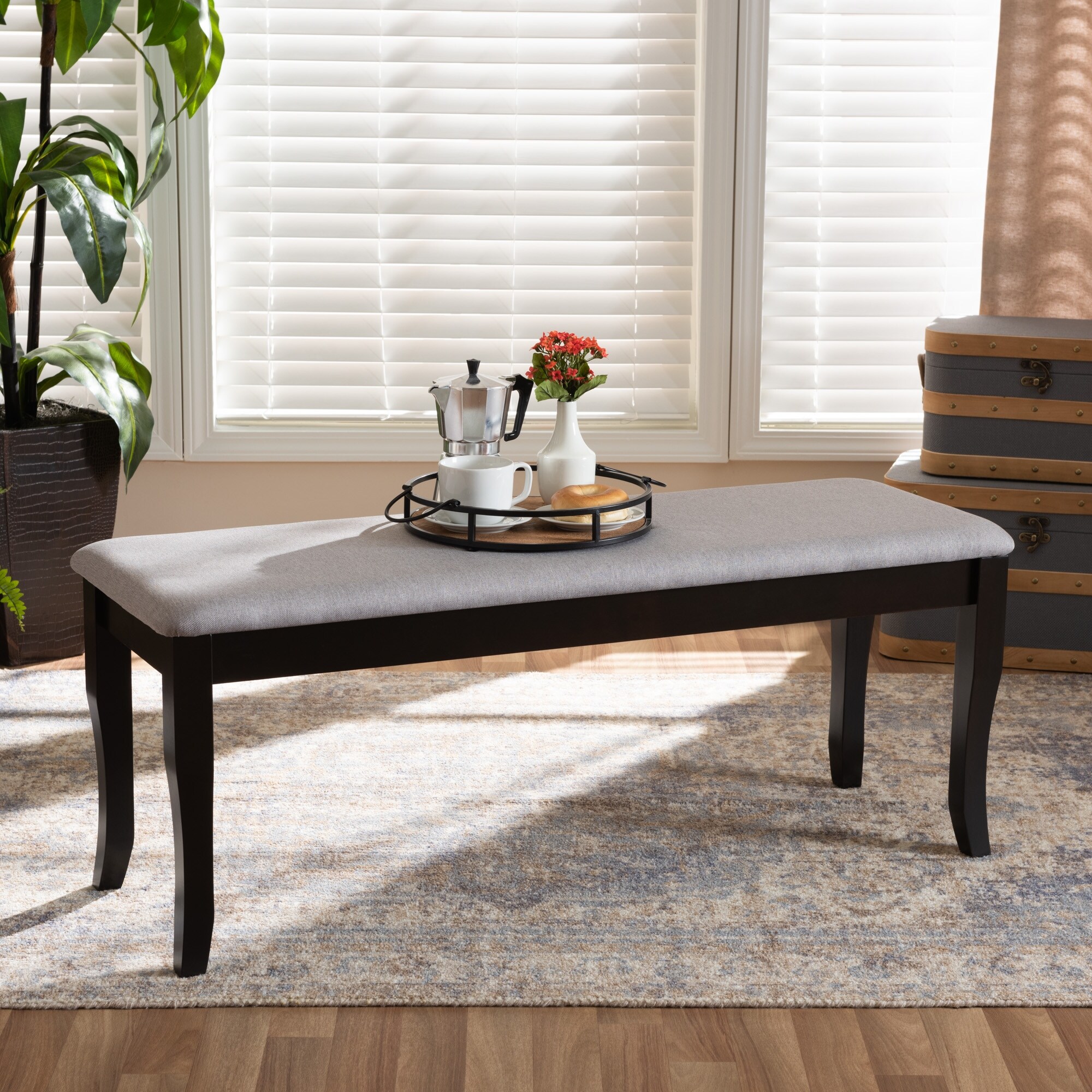 Cornelie Modern and Contemporary Transitional Dining Bench